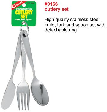 Набор столовых приборов на карабине Coghlan\'s Cutlery Set 9166
