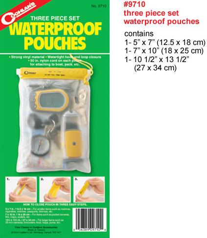 ����� ����������������� ����� Coghlan\'s Three Piece Set Rainproof Pouches (3 ��.) 9710