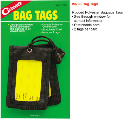 ����� ��� ����� Coghlan\'s Bag Tags 0736