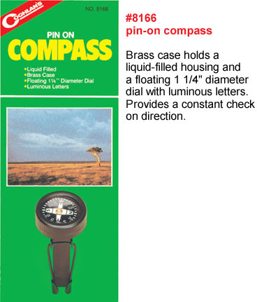 ������ � �������� Coghlan\'s Pin On Compass 8166