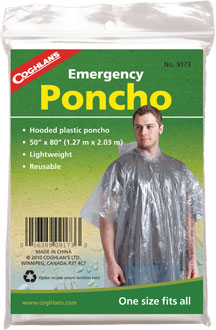 Накидка дождевая Coghlan\'s Emergency Poncho 9173