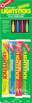 Лайтстики разноцветные 4 шт. Coghlan\'s Lightsticks 9845