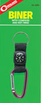 Карабин с компасом и кольцом для ключей Coghlan's Biner with Compass and Key Ring 0365