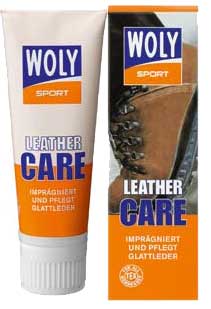 Чёрный крем в тюбике Woly Sport Leather Care 75мл 5069-001